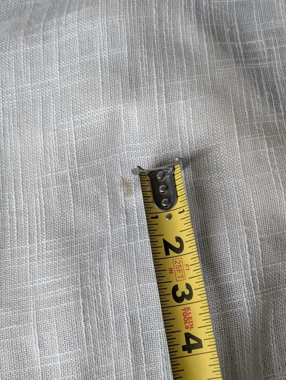 12 Textured Open-weave Natural Light Greige Curtain Pocket Rod Size 62